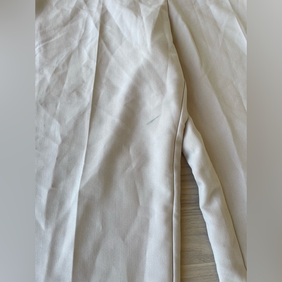 Abercrombie & Fitch Cream Wide-Leg Trousers - Picture 6 of 13